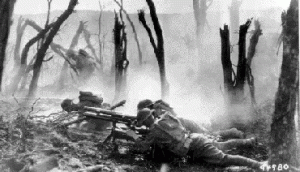 American gunners in the Argonne Forest.