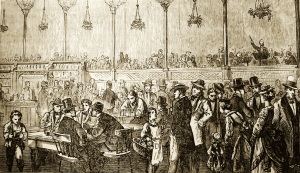 Over-the-Rhine saloon in 1875. 