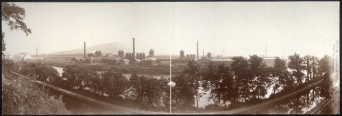 An example of American industry; Bethlehem Steel around 1896. 
