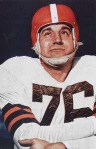 Lou Groza of the Cleveland Browns. Lou Groza - Cleveland Browns - File Photos (AP Photo/NFL Photos)