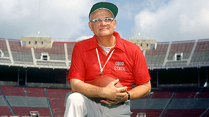 Coach Woody Hayes of Ohio State University.